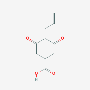 3,5-Dioxo-4-(prop-2-en-1-yl)cyclohexane-1-carboxylic acid