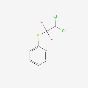 molecular formula C8H6Cl2F2S B14637200 [(2,2-Dichloro-1,1-difluoroethyl)sulfanyl]benzene CAS No. 56354-34-8