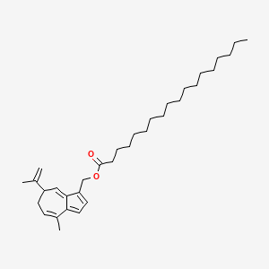 Octadecanoic acid, (6,7-dihydro-4-methyl-7-(1-methylethenyl)-1-azulenyl)methyl ester