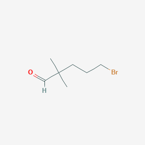 5-Bromo-2,2-dimethylpentanal