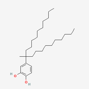 4-(11-Methylhenicosan-11-YL)benzene-1,2-diol