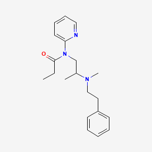 N-(2-(Methyl(2-phenylethyl)amino)propyl)-N-2-pyridinylpropanamide