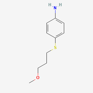 molecular formula C10H15NOS B1463732 4-[(3-甲氧基丙基)硫代]苯胺 CAS No. 1182760-05-9