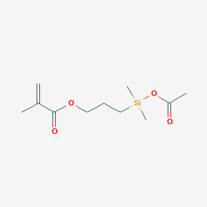 2-Propenoic acid, 2-methyl-, 3-[(acetyloxy)dimethylsilyl]propyl ester