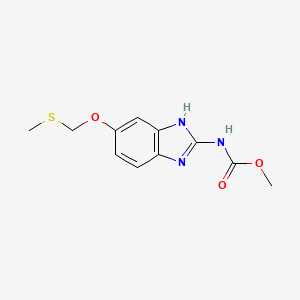 Methyl (5-((methylthio)methoxy)-1H-benzimidazol-2-yl)carbamate