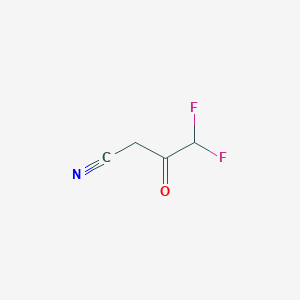 molecular formula C4H3F2NO B1463743 4,4-二氟-3-氧代丁腈 CAS No. 1261289-79-5