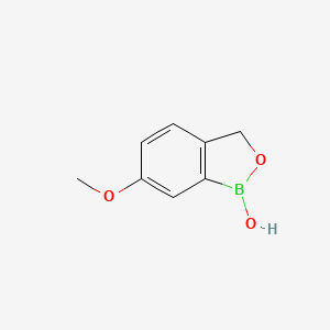 molecular formula C8H9BO3 B1463746 6-甲氧基苯并[c][1,2]恶硼醇-1(3H)-醇 CAS No. 947163-26-0