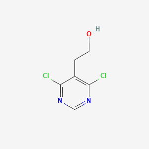 molecular formula C6H6Cl2N2O B1463758 2-(4,6-二氯嘧啶-5-基)乙醇 CAS No. 853680-74-7