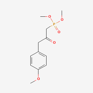 Phosphonic acid, [3-(4-methoxyphenyl)-2-oxopropyl]-, dimethyl ester