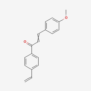 1-(4-Ethenylphenyl)-3-(4-methoxyphenyl)prop-2-en-1-one