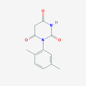 molecular formula C12H12N2O3 B1463773 1-(2,5-dimethylphenyl)pyrimidine-2,4,6(1H,3H,5H)-trione CAS No. 1216176-33-8