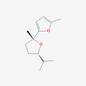 2-Methyl-5-[(2R,5S)-2-methyl-5-(propan-2-yl)oxolan-2-yl]furan