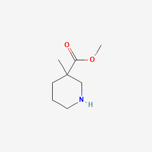 molecular formula C8H15NO2 B1463793 3-甲基哌啶-3-甲酸甲酯 CAS No. 1206228-83-2