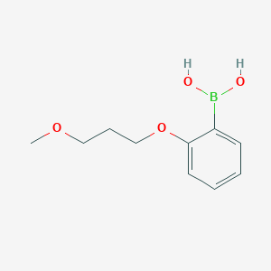 molecular formula C10H15BO4 B1463809 2-(3-Methoxypropoxy)phenylboronic acid CAS No. 1122568-12-0