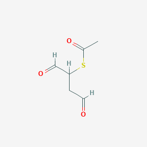 S-(1,4-Dioxobutan-2-yl) ethanethioate