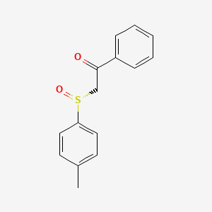 Ethanone, 2-[(R)-(4-methylphenyl)sulfinyl]-1-phenyl-