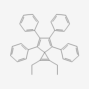 1,2-Diethyl-4,5,6,7-tetraphenylspiro[2.4]hepta-1,4,6-triene