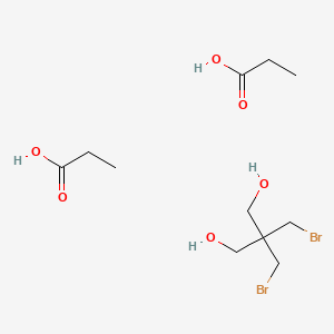 2,2-Bis(bromomethyl)propane-1,3-diol;propanoic acid