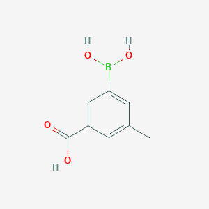 molecular formula C8H9BO4 B1463820 3-Borono-5-methylbenzoic acid CAS No. 1150114-66-1