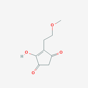 4-Hydroxy-5-(2-methoxyethyl)cyclopent-4-ene-1,3-dione