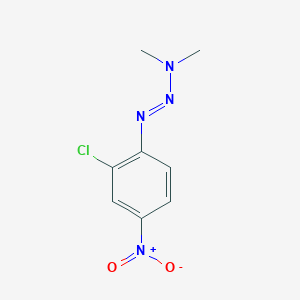 (1e)-1-(2-Chloro-4-nitrophenyl)-3,3-dimethyltriaz-1-ene