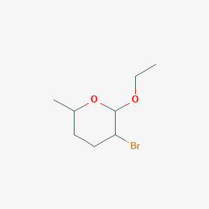 3-Bromo-2-ethoxy-6-methyloxane