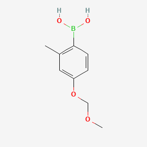 molecular formula C9H13BO4 B1463823 (4-(Methoxymethoxy)-2-methylphenyl)boronic acid CAS No. 1260374-05-7