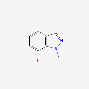 molecular formula C8H7FN2 B1463827 7-Fluoro-1-methyl-1H-indazole CAS No. 1187386-23-7