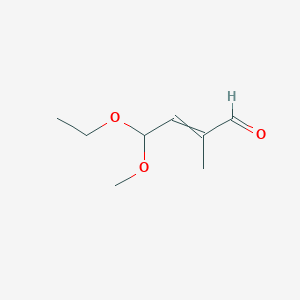 4-Ethoxy-4-methoxy-2-methylbut-2-enal