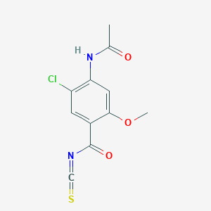 4-Acetamido-5-chloro-2-methoxybenzoyl isothiocyanate