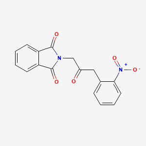 2-[3-(2-Nitrophenyl)-2-oxopropyl]-1H-isoindole-1,3(2H)-dione