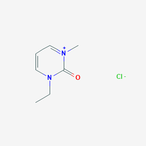 3-Ethyl-1-methyl-2-oxo-2,3-dihydropyrimidin-1-ium chloride