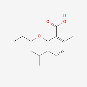 6-methyl-3-propan-2-yl-2-propoxybenzoic acid