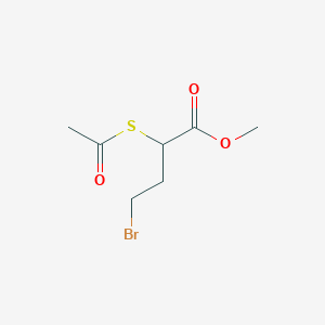 molecular formula C7H11BrO3S B1463844 2-(乙酰硫基)-4-溴丁酸甲酯 CAS No. 1193111-33-9