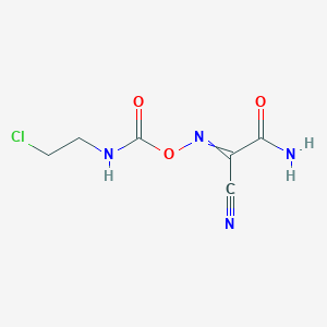 2-({[(2-Chloroethyl)carbamoyl]oxy}imino)-2-cyanoacetamide