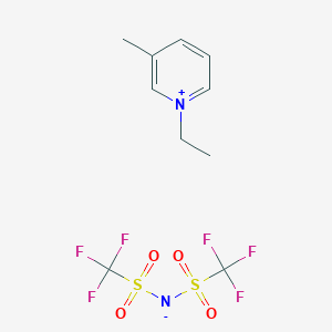 molecular formula C10H12F6N2O4S2 B1463849 1-乙基-3-甲基吡啶鎓双(三氟甲磺酰)酰亚胺 CAS No. 841251-37-4