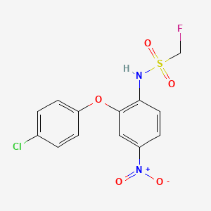 N-[2-(4-Chlorophenoxy)-4-nitrophenyl]-1-fluoromethanesulfonamide