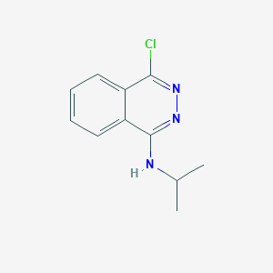 molecular formula C11H12ClN3 B1463855 4-氯-N-(丙-2-基)酞嗪-1-胺 CAS No. 1251255-52-3
