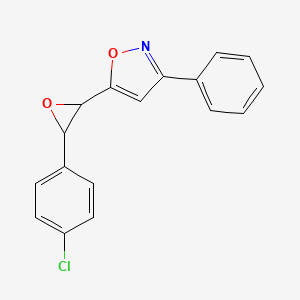 5-[3-(4-Chlorophenyl)oxiran-2-yl]-3-phenyl-1,2-oxazole