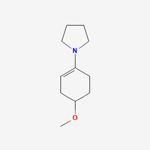 1-(4-Methoxycyclohex-1-en-1-yl)pyrrolidine