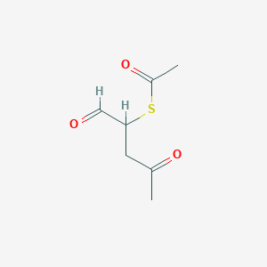 S-(1,4-Dioxopentan-2-yl) ethanethioate