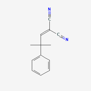 (2-Methyl-2-phenylpropylidene)propanedinitrile