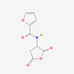 molecular formula C9H7NO5 B1463878 N-(2,5-Dioxotetrahydro-3-furanyl)-2-furamide CAS No. 1269442-33-2