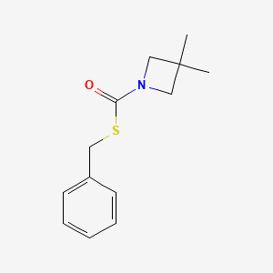 S-Benzyl 3,3-dimethylazetidine-1-carbothioate