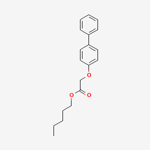 Pentyl [([1,1'-biphenyl]-4-yl)oxy]acetate