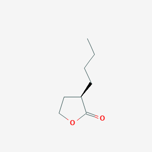 molecular formula C8H14O2 B14638834 (3R)-3-Butyloxolan-2-one CAS No. 55232-24-1