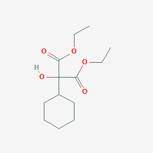 Propanedioic acid, cyclohexylhydroxy-, diethyl ester