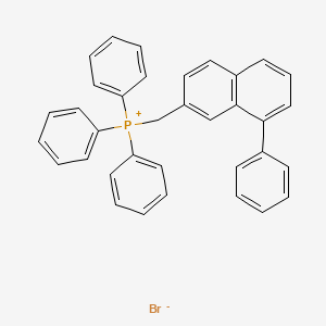 Triphenyl[(8-phenylnaphthalen-2-yl)methyl]phosphanium bromide