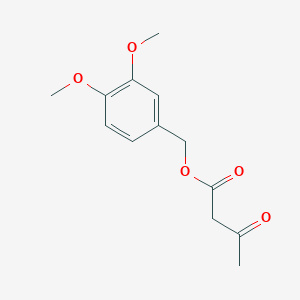 (3,4-Dimethoxyphenyl)methyl 3-oxobutanoate