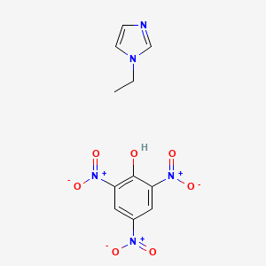 molecular formula C11H11N5O7 B14638924 1-Ethylimidazole;2,4,6-trinitrophenol CAS No. 53520-96-0